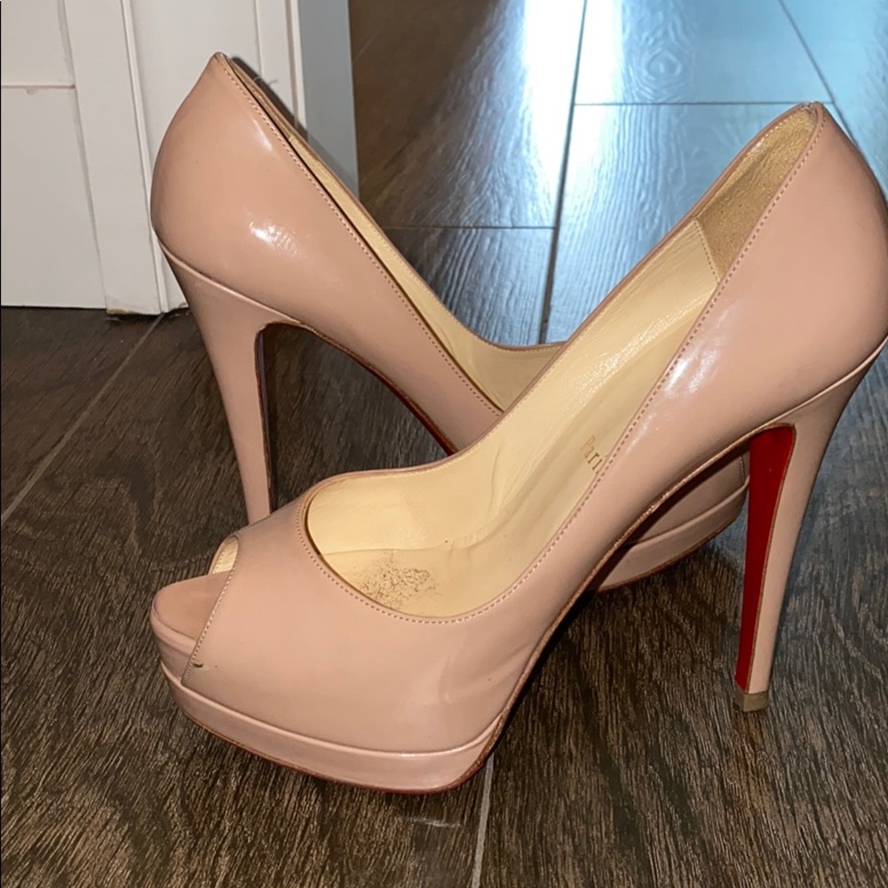Platform Louboutin shoes